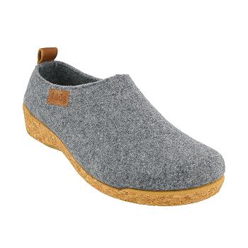 Dámské Clogsy Birkenstock Wonderwool Clog Šedé | CZ 301BEX